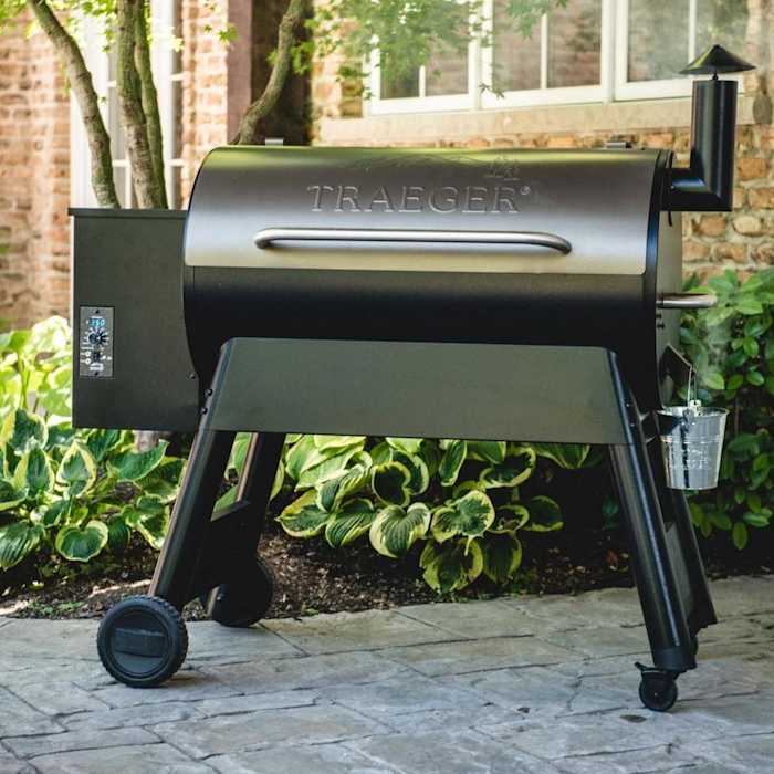 traeger-pro-series-34-pellet-grill-bronze-lifestyle-front